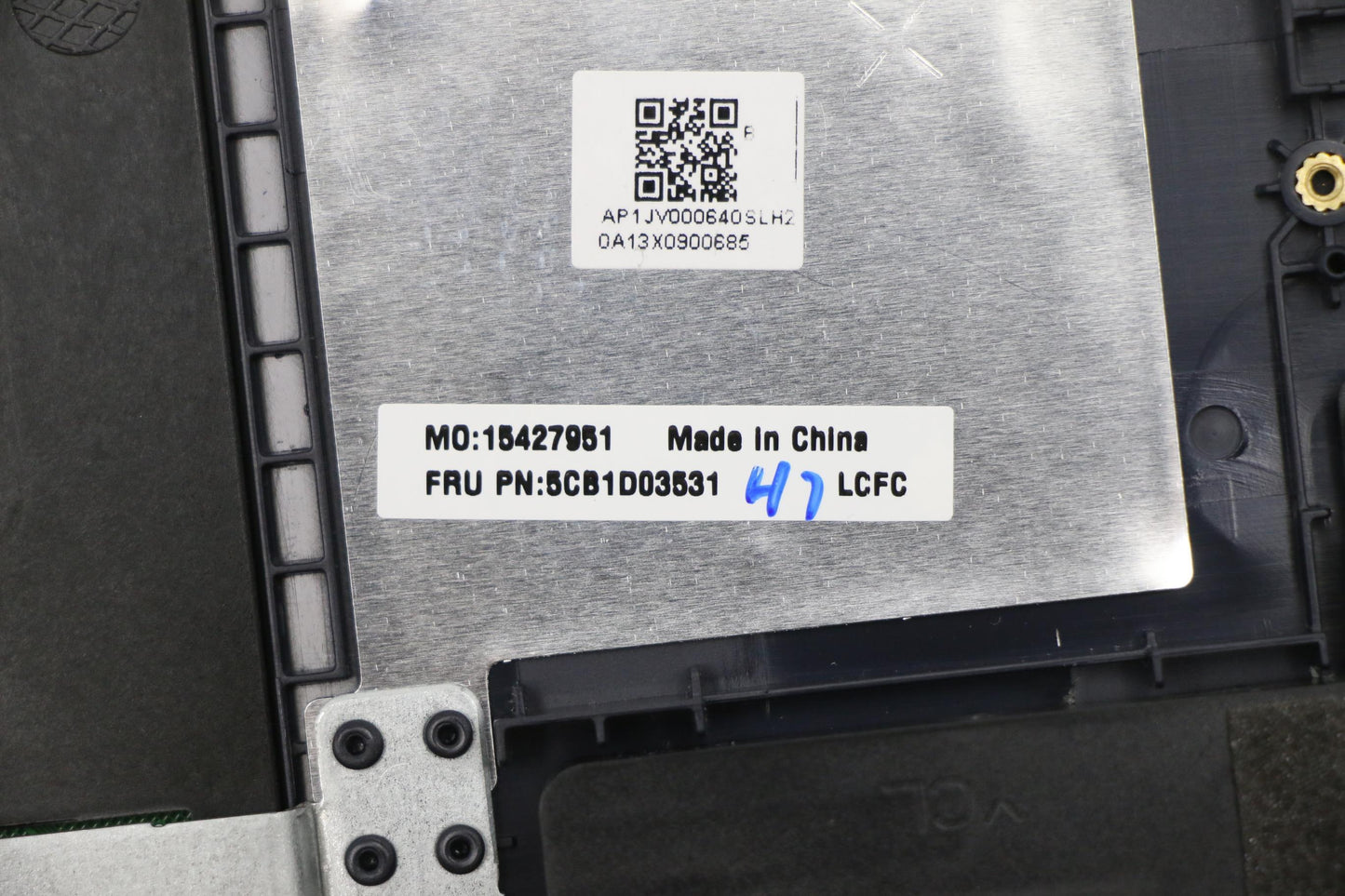 Lenovo Cover Upper Case Asm_Spa L81W1 - 5CB1D03531