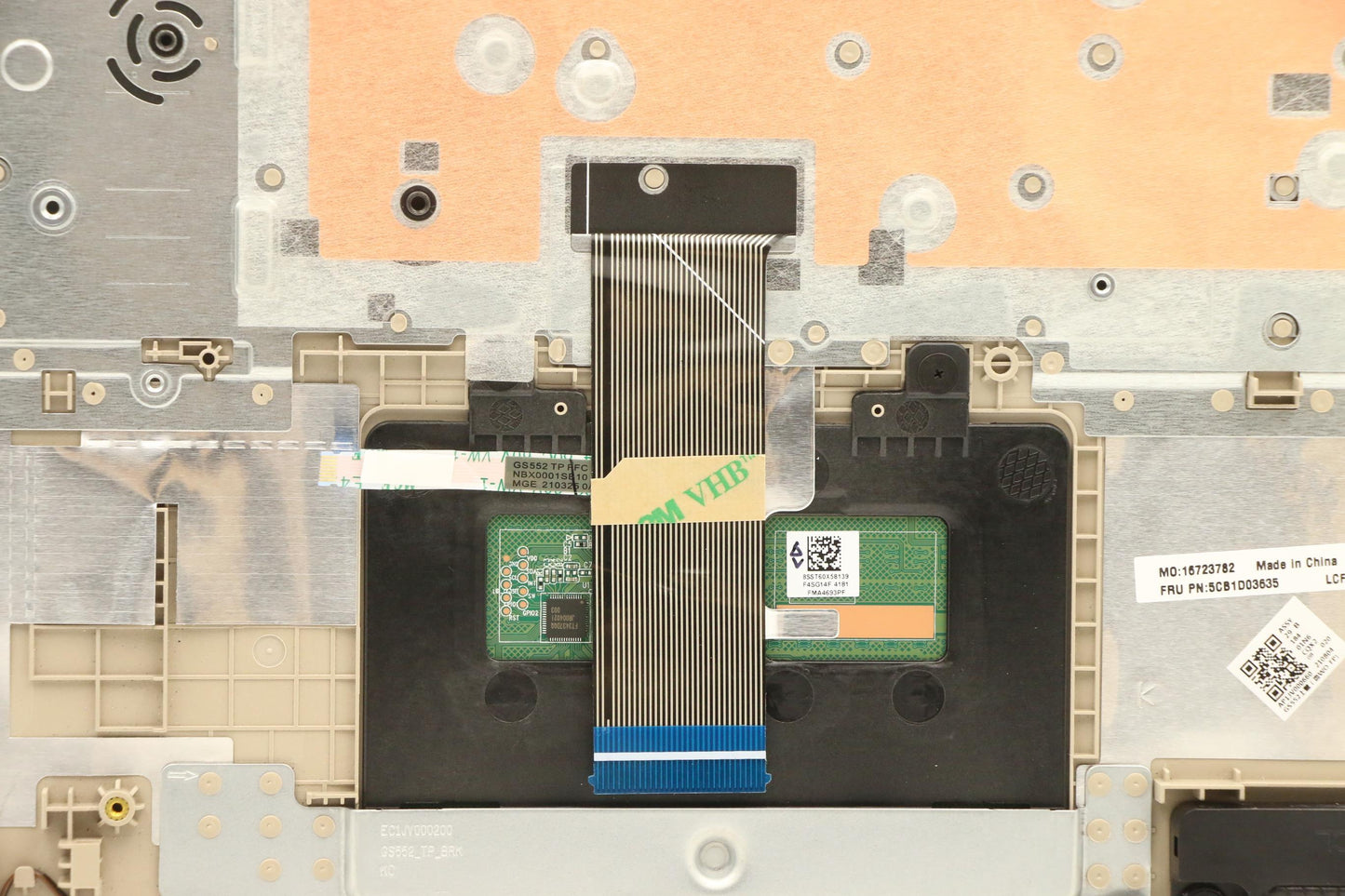 Lenovo Upper Case Assembly, French/English Keyboard, Non-Fingerprint - 5CB1D03635