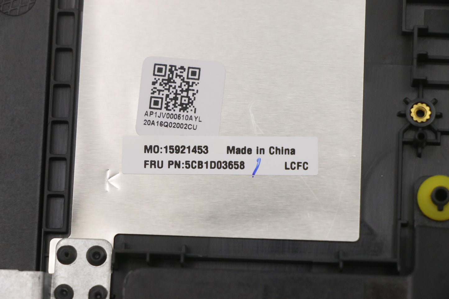 Lenovo Cover Upper Case Asm_Eng L81W1 - 5CB1D03658