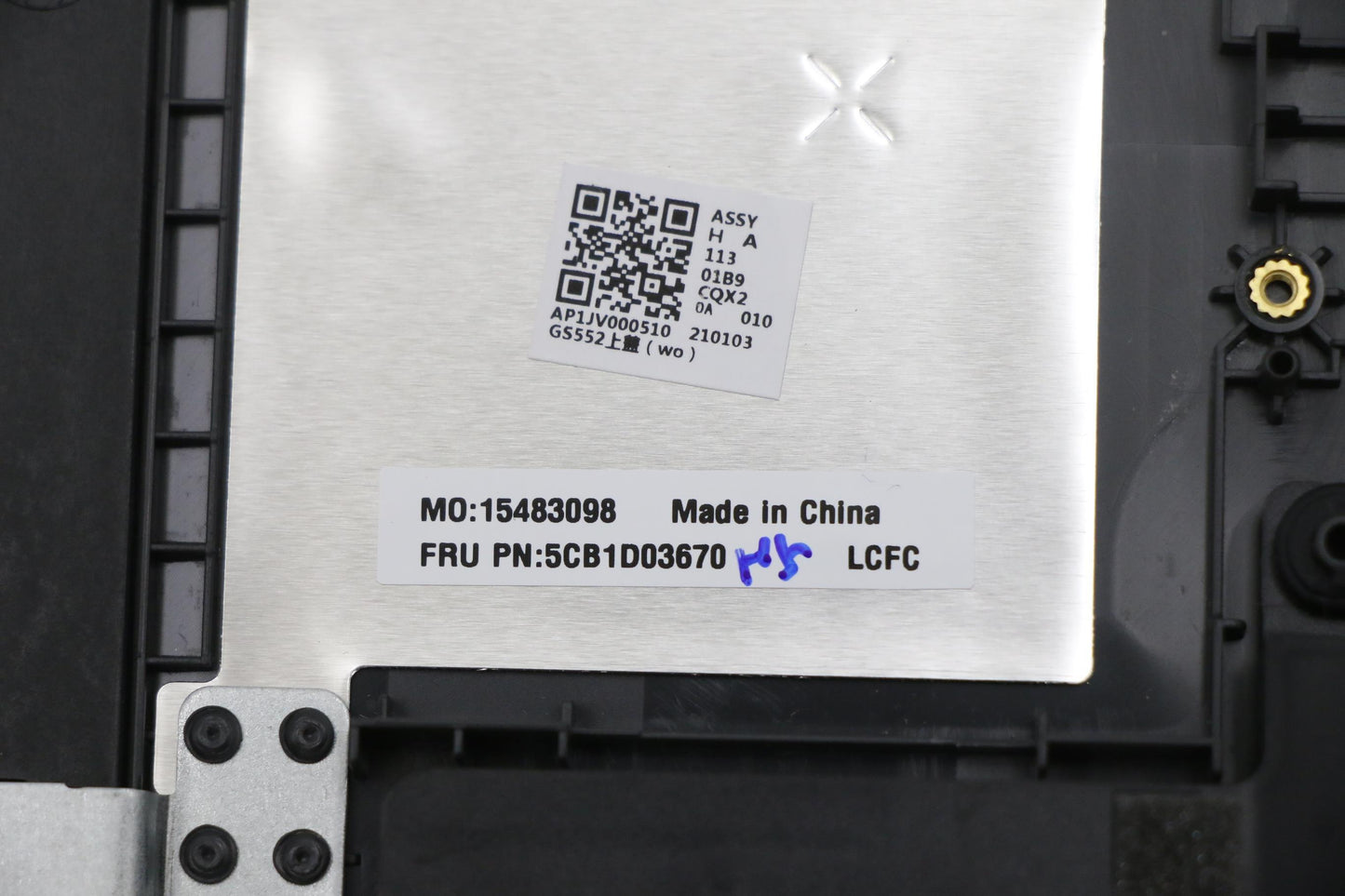 Lenovo Cover Upper Case Asm_Fra L81W1 - 5CB1D03670