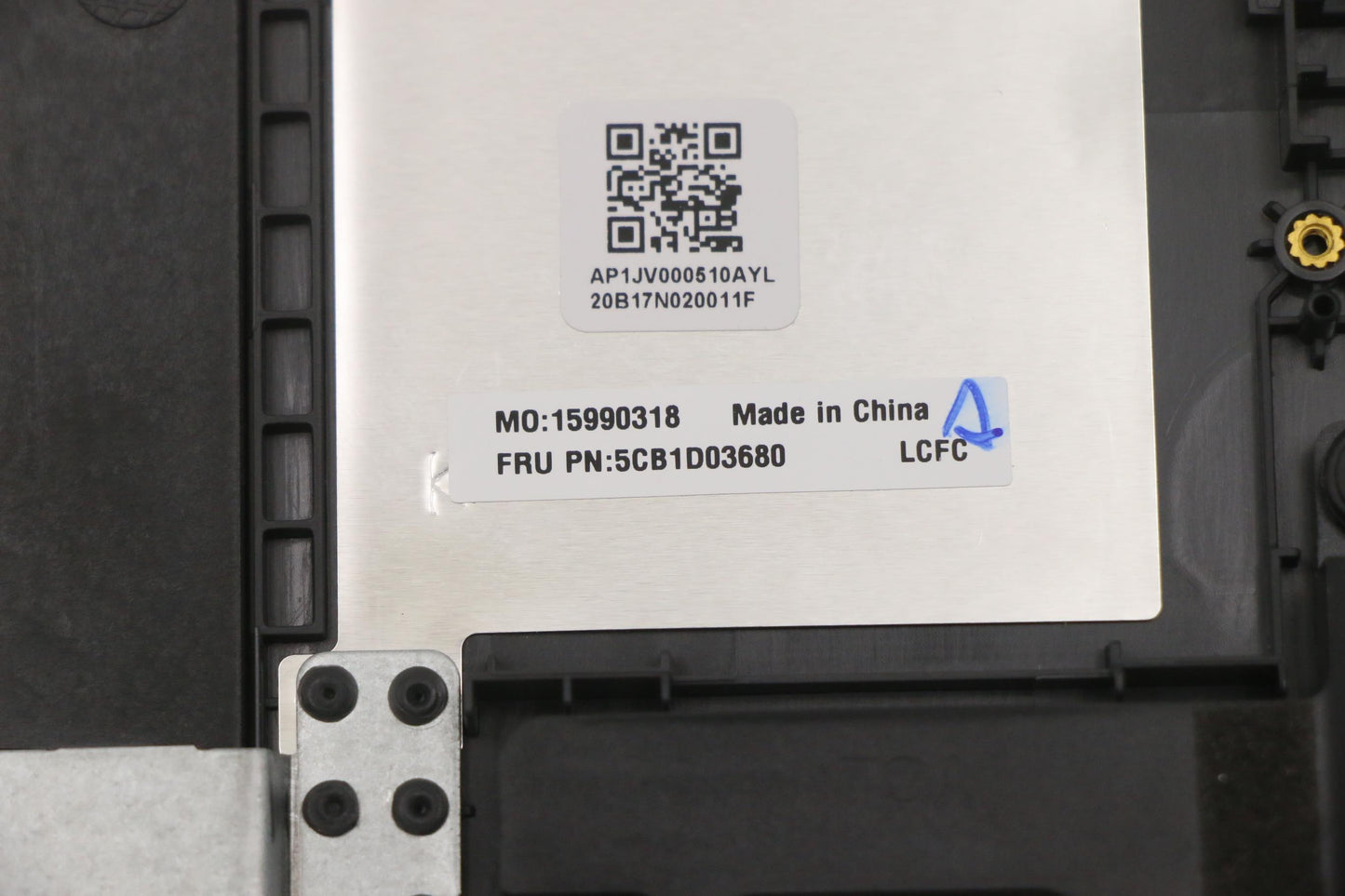 Lenovo Cover Upper Case Asm_Slv L81W1 - 5CB1D03680