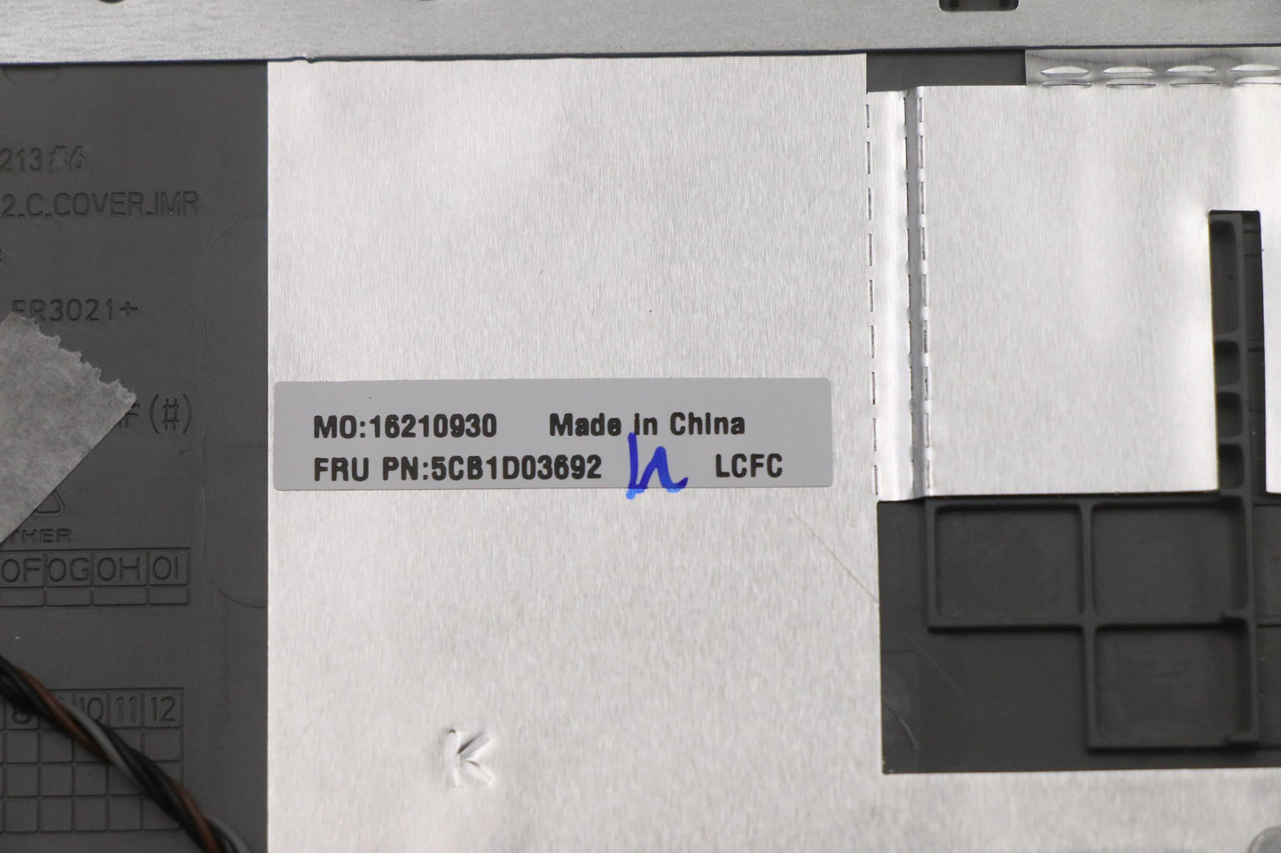 Lenovo Cover Upper Case Asm_Spa L81W1 - 5CB1D03692