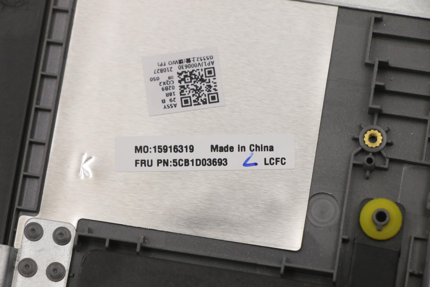 Lenovo Cover Upper Case Asm_Tur L81W1 - 5CB1D03693