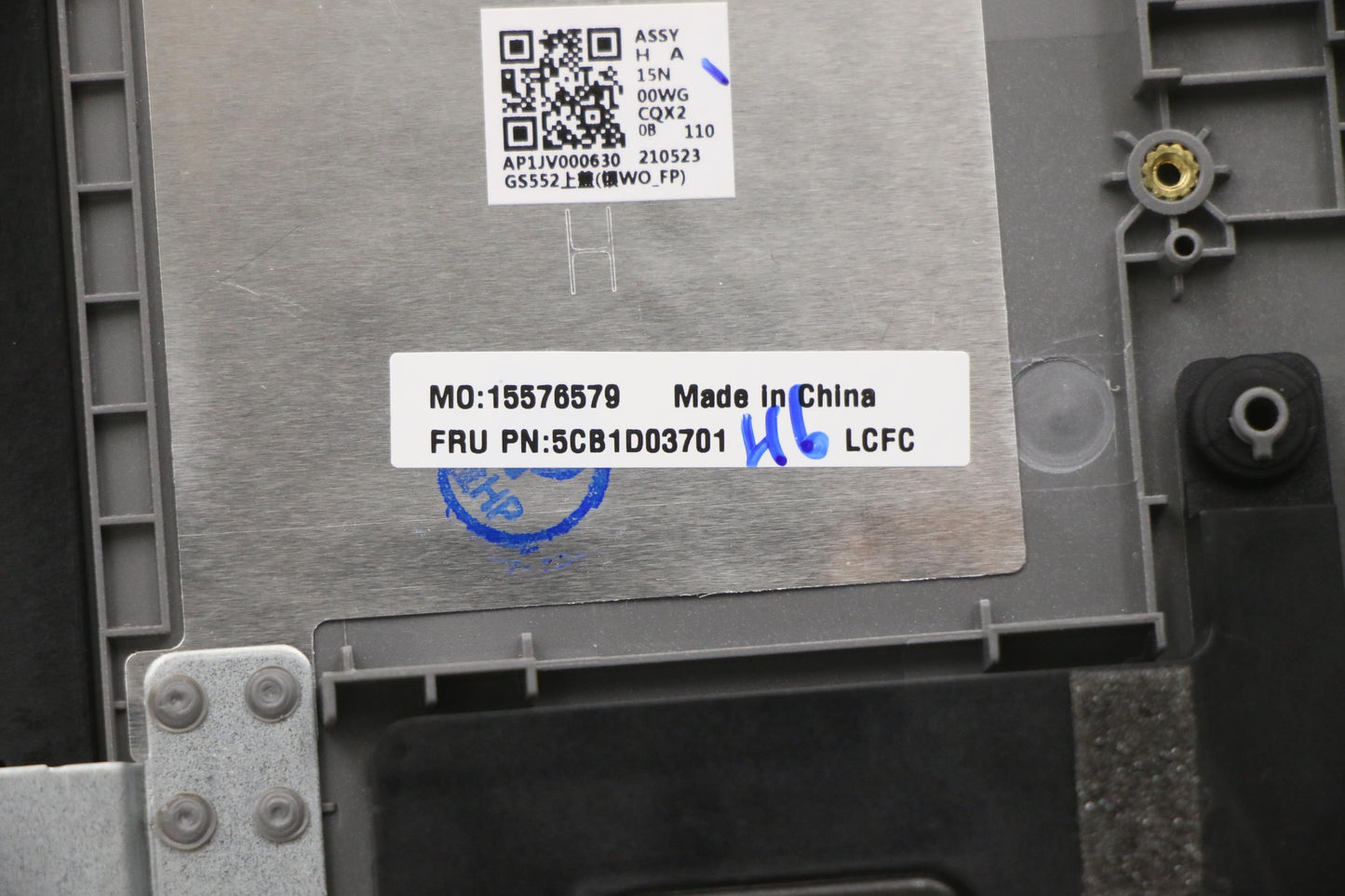 Lenovo Cover Upper Case Asm_Fra L81W1 - 5CB1D03701
