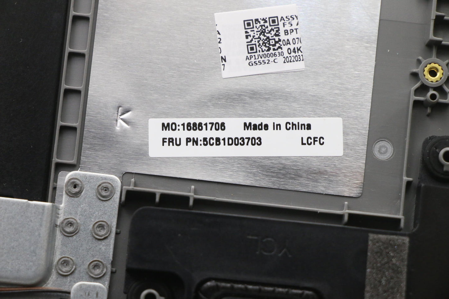 Lenovo Cover Upper Case Asm_Ara L81W1 - 5CB1D03703