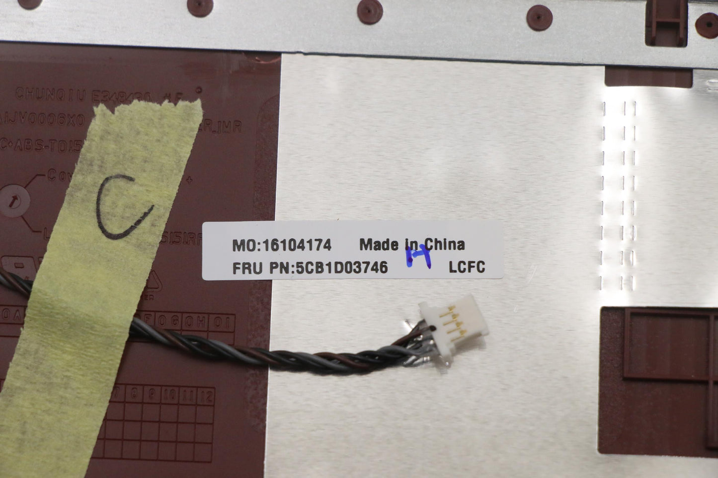 Lenovo Cover Upper Case Asm_Bul L81W1 - 5CB1D03746
