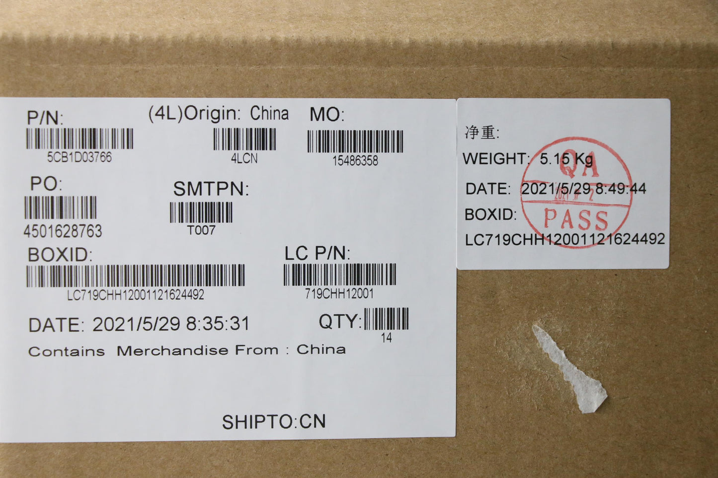 Lenovo Cover Lower Case L 20Ym - 5CB1D03766