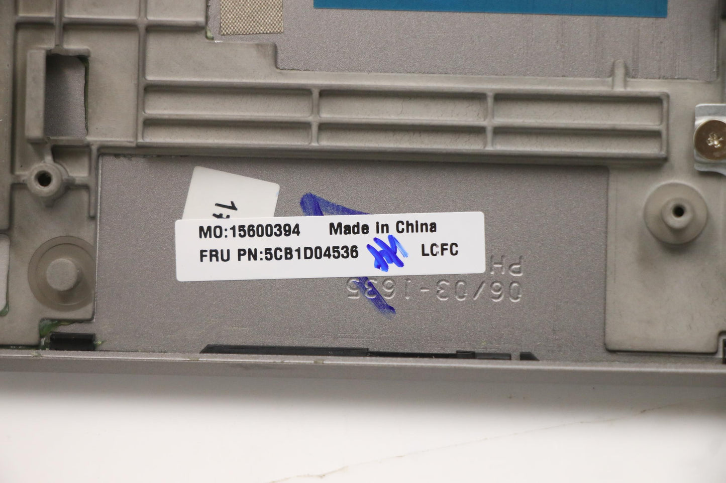 Lenovo Cover Upper Case Asm_Euro Engl - 5CB1D04536