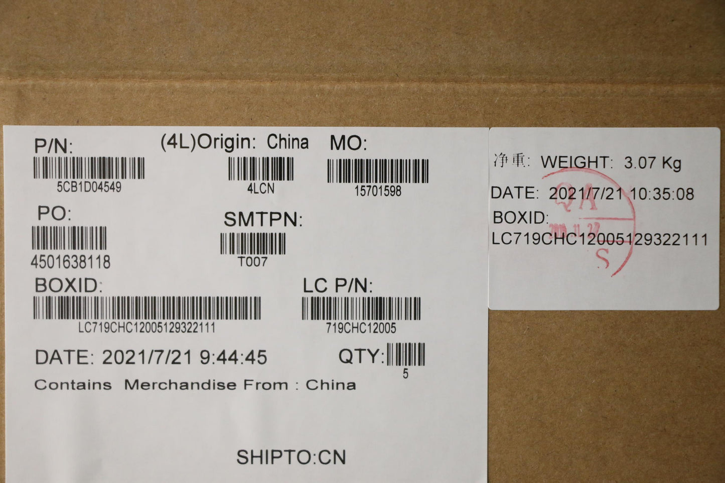 Lenovo Cover Upper Case Asm_Nordic L2 - 5CB1D04549
