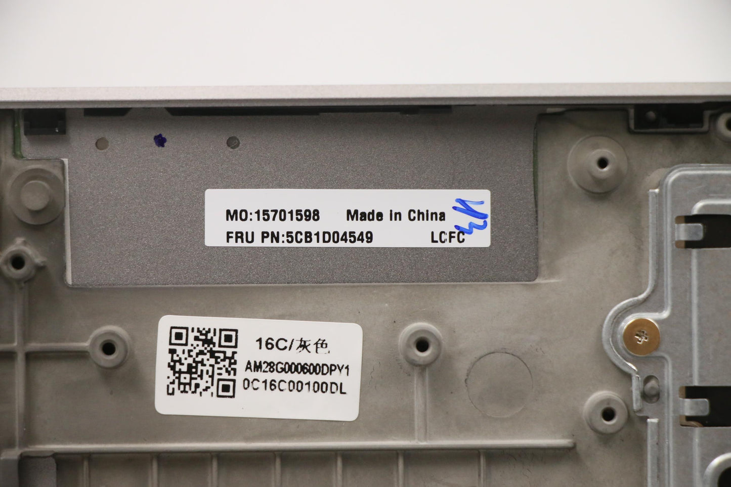 Lenovo Cover Upper Case Asm_Nordic L2 - 5CB1D04549