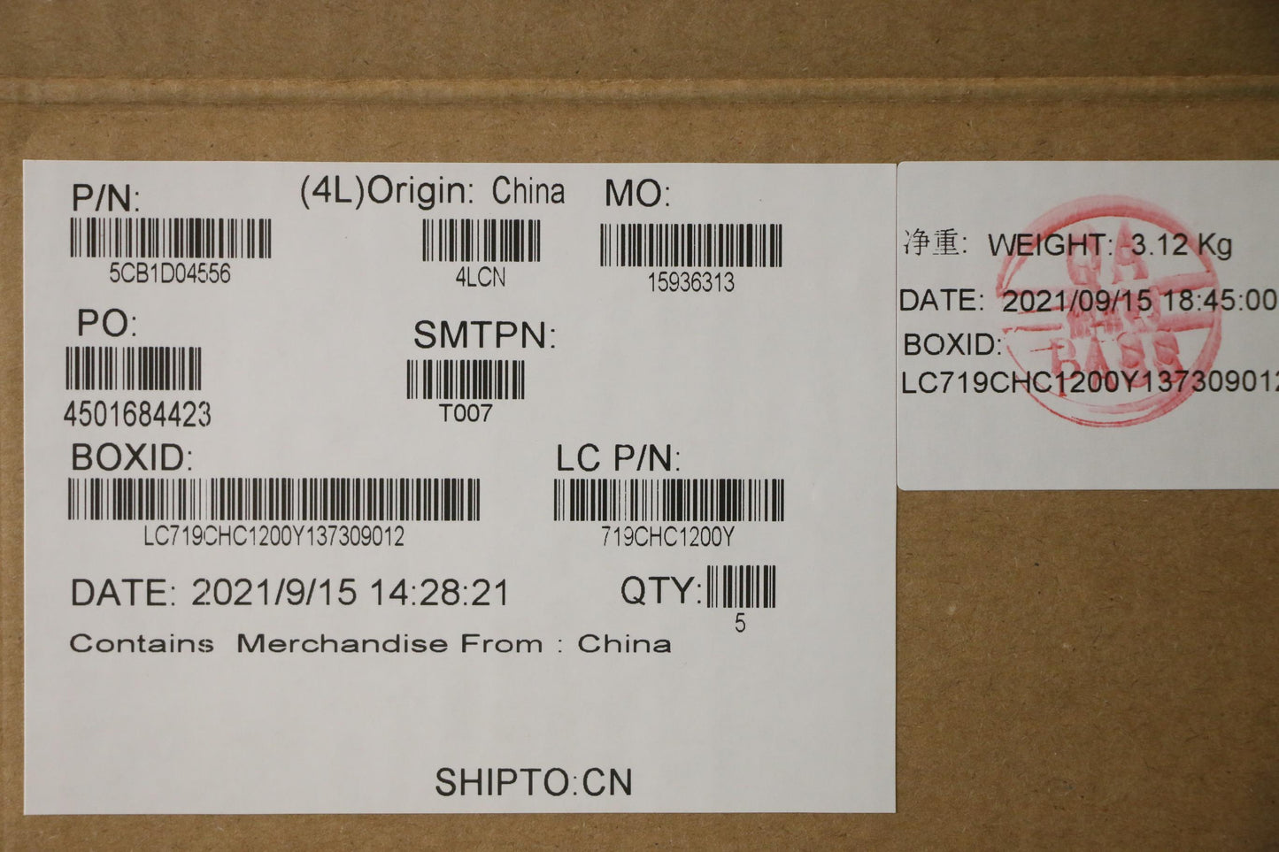 Lenovo Cover Upper Case Asm_Tc L20Ym - 5CB1D04556