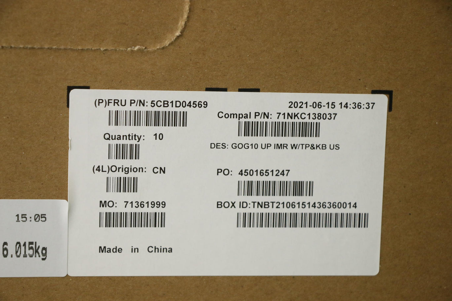 Lenovo Cover Upper Case Asm_Eng C 82K - 5CB1D04569