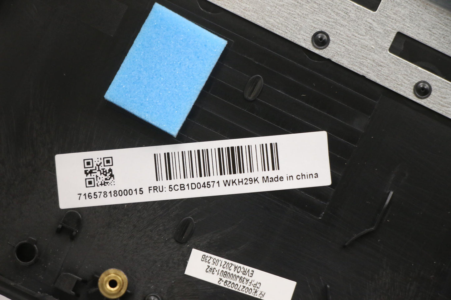 Lenovo Cover Upper Case Asm_Euro Eng - 5CB1D04571