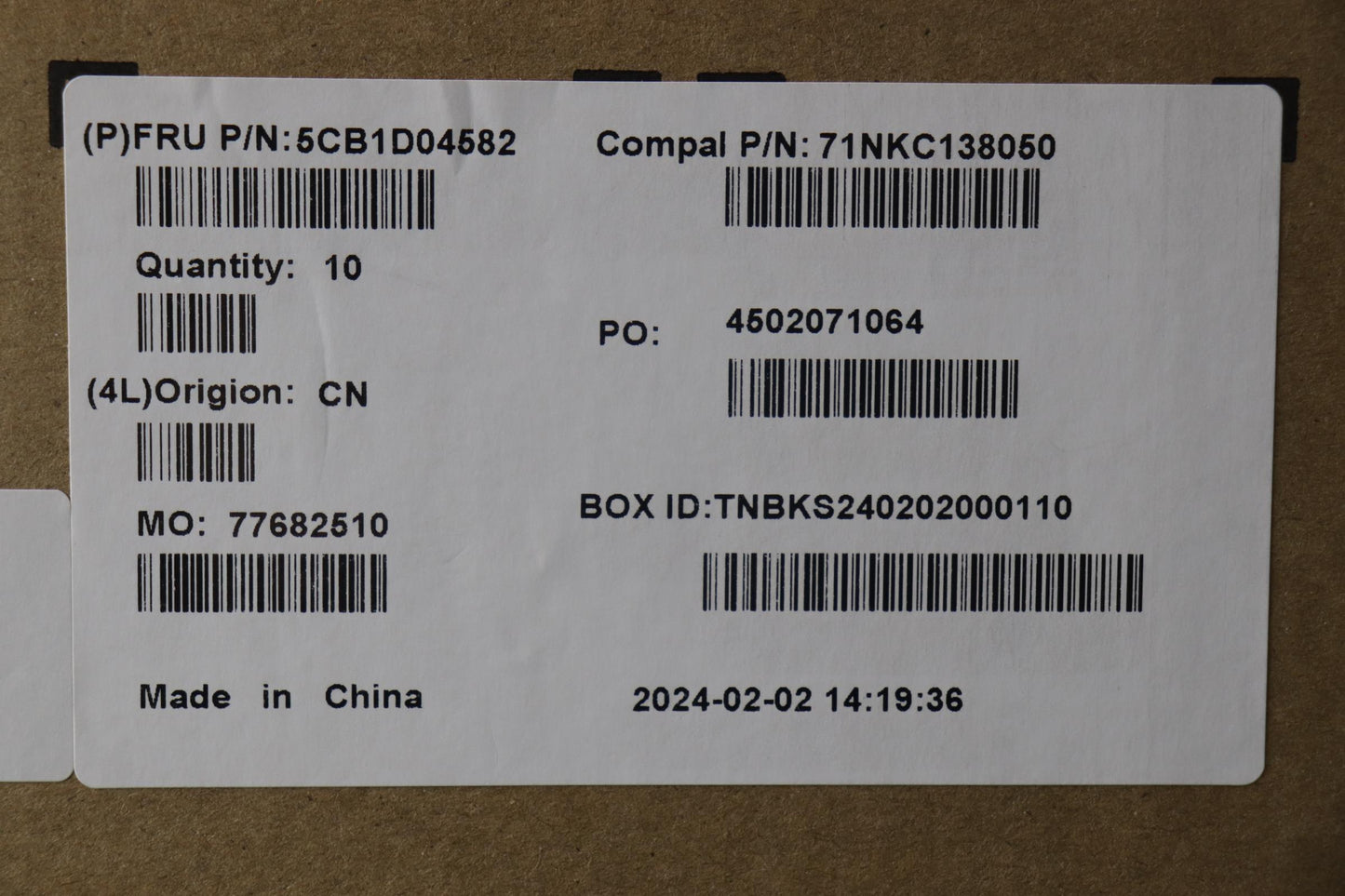 Lenovo Cover Upper Case Asm_Tur C 82K - 5CB1D04582