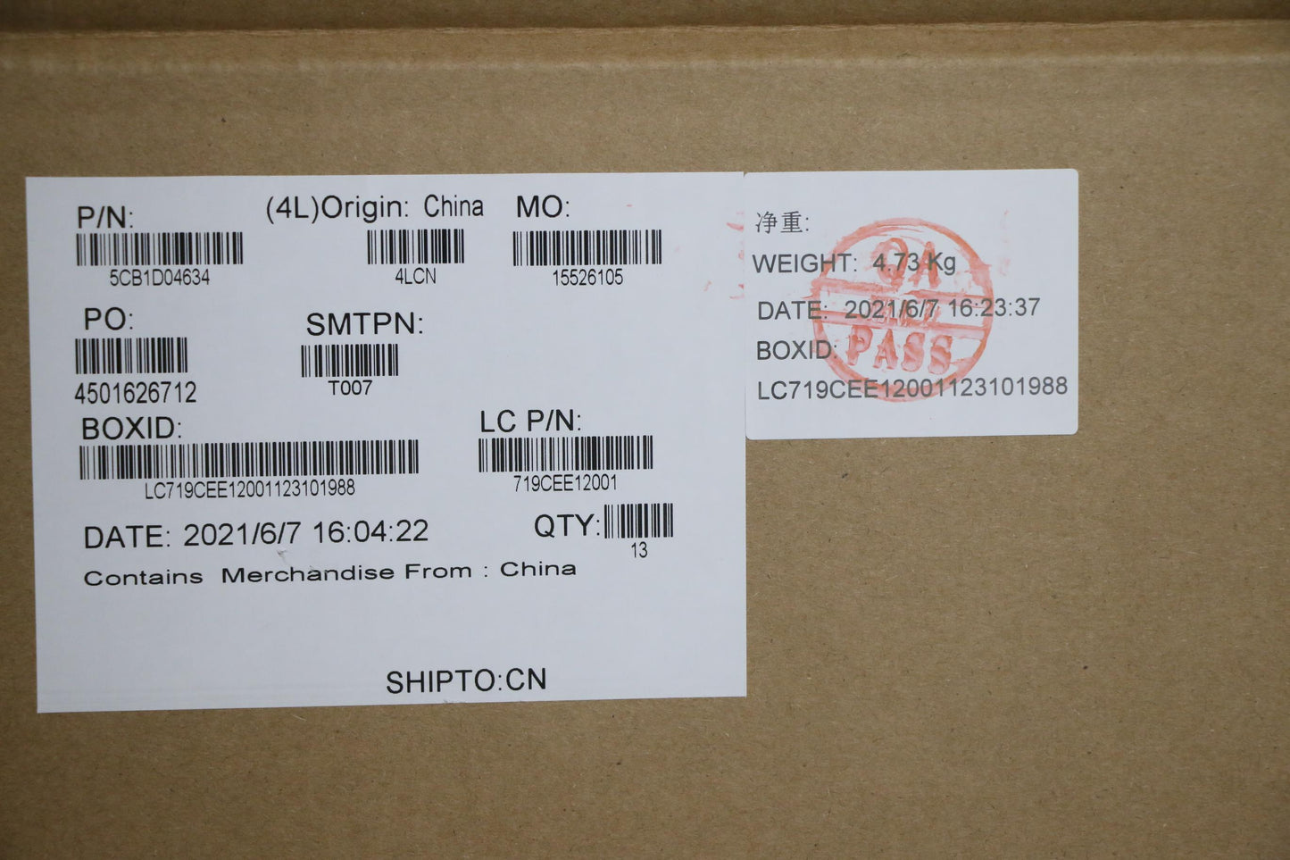 Lenovo Cover Lcd Cover L20Yn For Fhd - 5CB1D04634