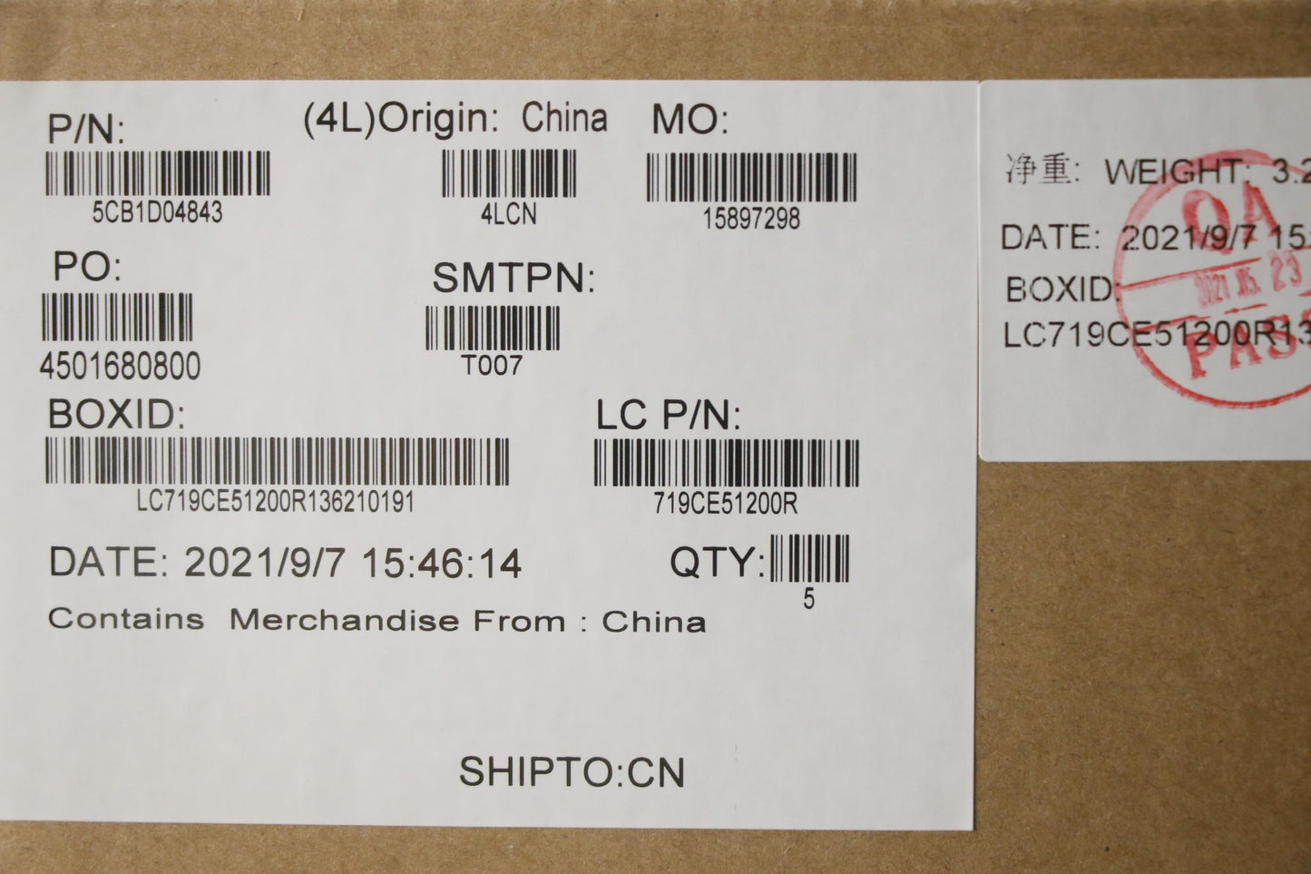 Lenovo Cover Upper Case Asm_Tc L20Yn - 5CB1D04843