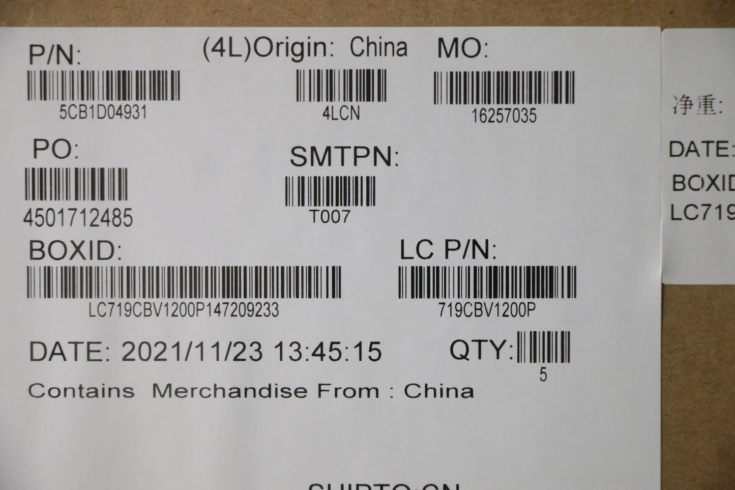 Lenovo Cover Uppercase Euroeng L 82M7 - 5CB1D04931