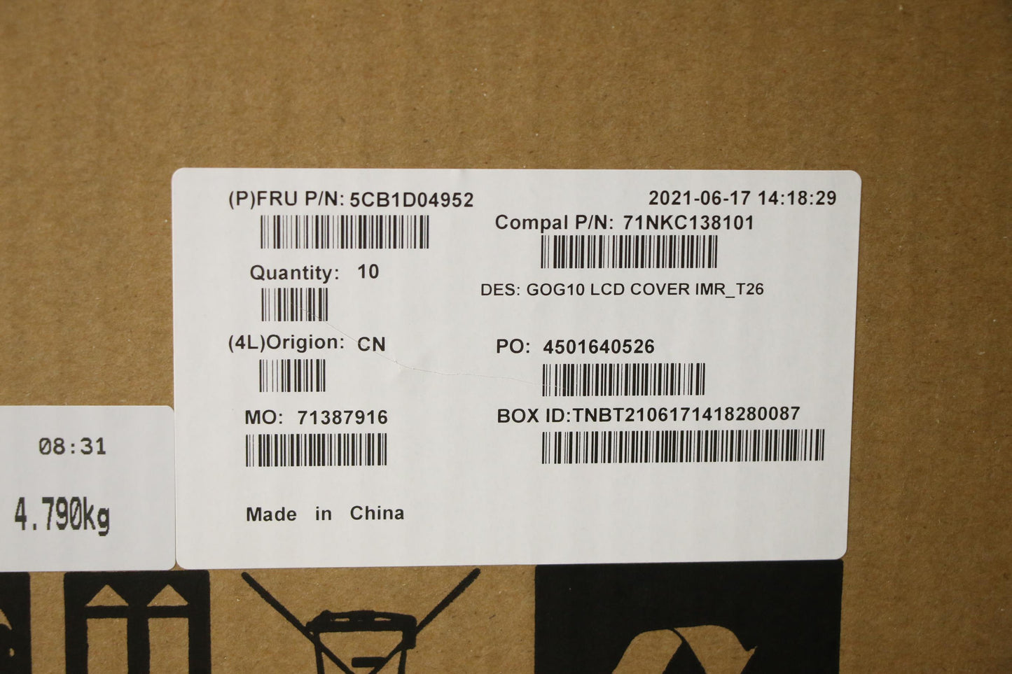 Lenovo Cover Lcd Cover C 82K1_T26 - 5CB1D04952