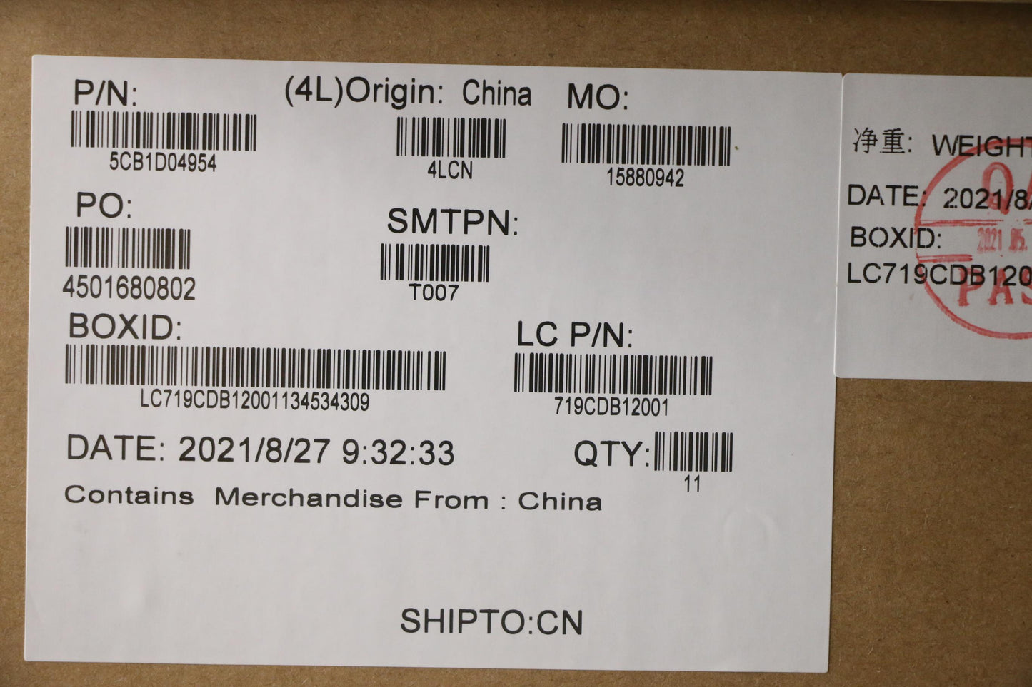 Lenovo Cover Lcd Cover L 82Mu 30T - 5CB1D04954