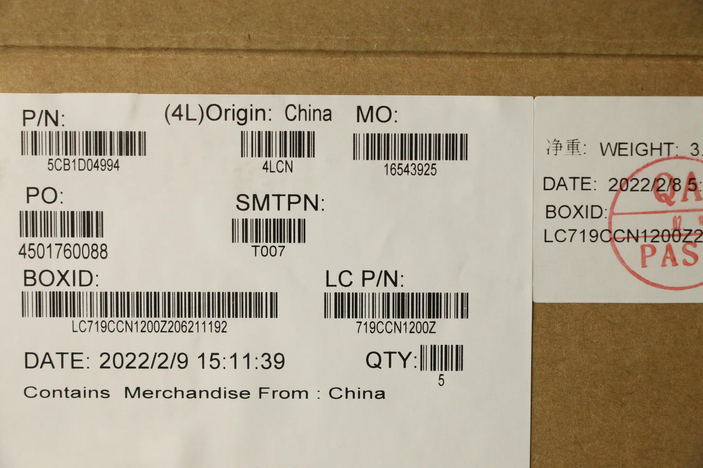Lenovo Cover Upper Case Asm_Eng L82Jh - 5CB1D04994