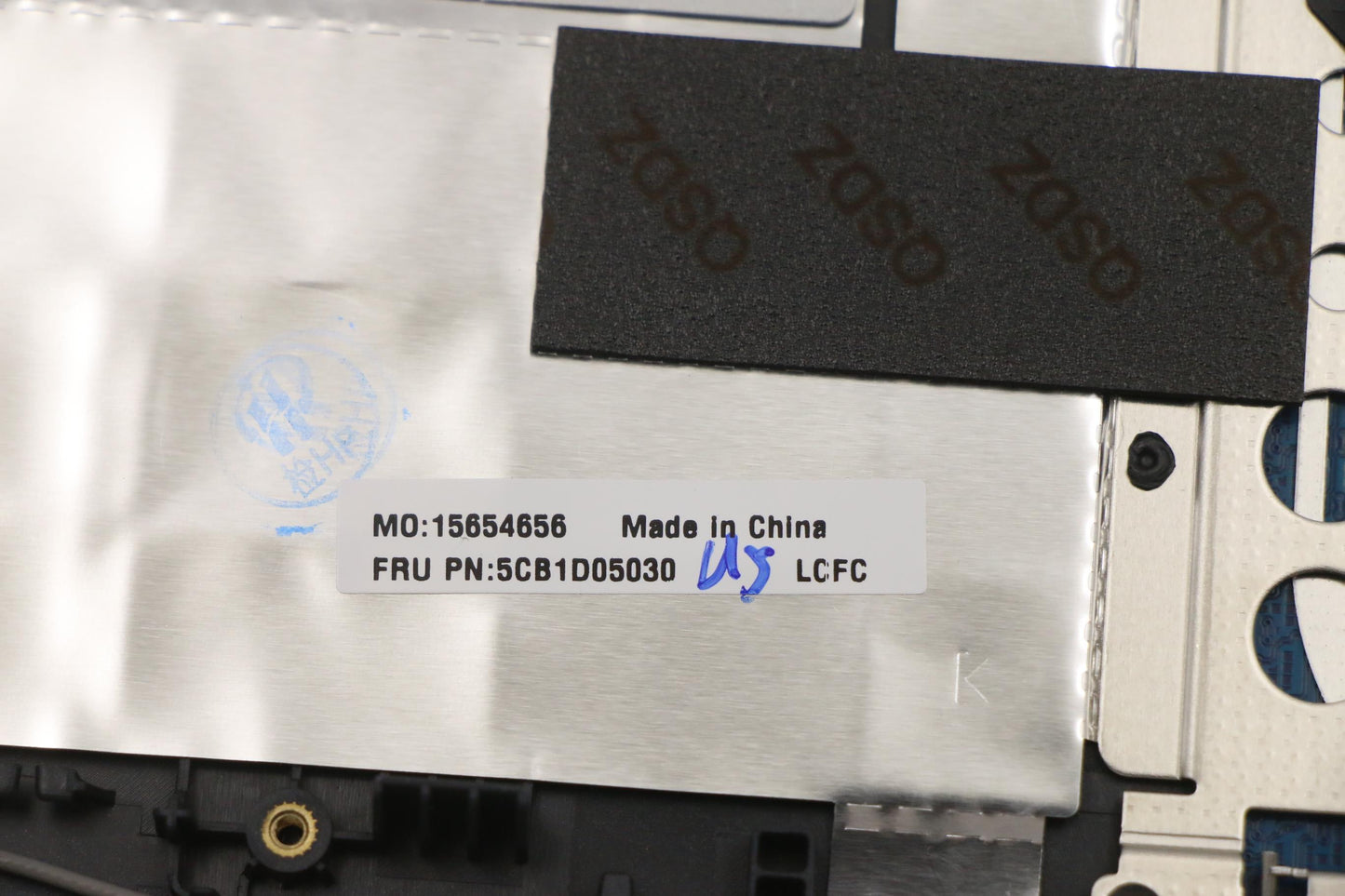 Lenovo C-Cover with Keyboard, USA English, Blue, RGB Backlight - 5CB1D05030