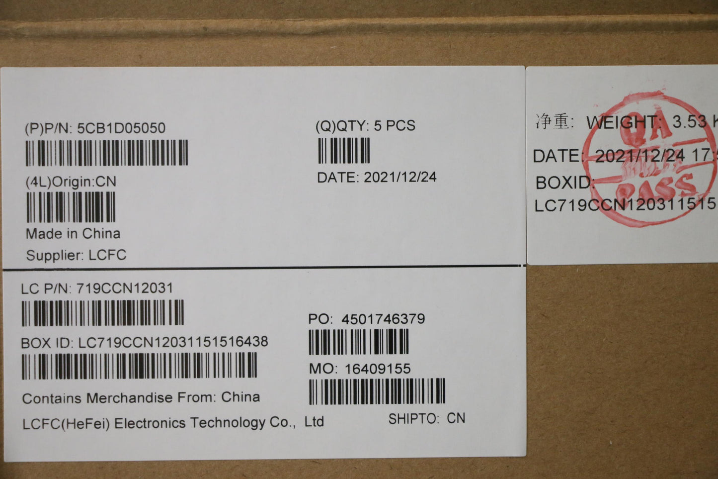 Lenovo Cover Upper Case Asm_Tc L82Jh - 5CB1D05050