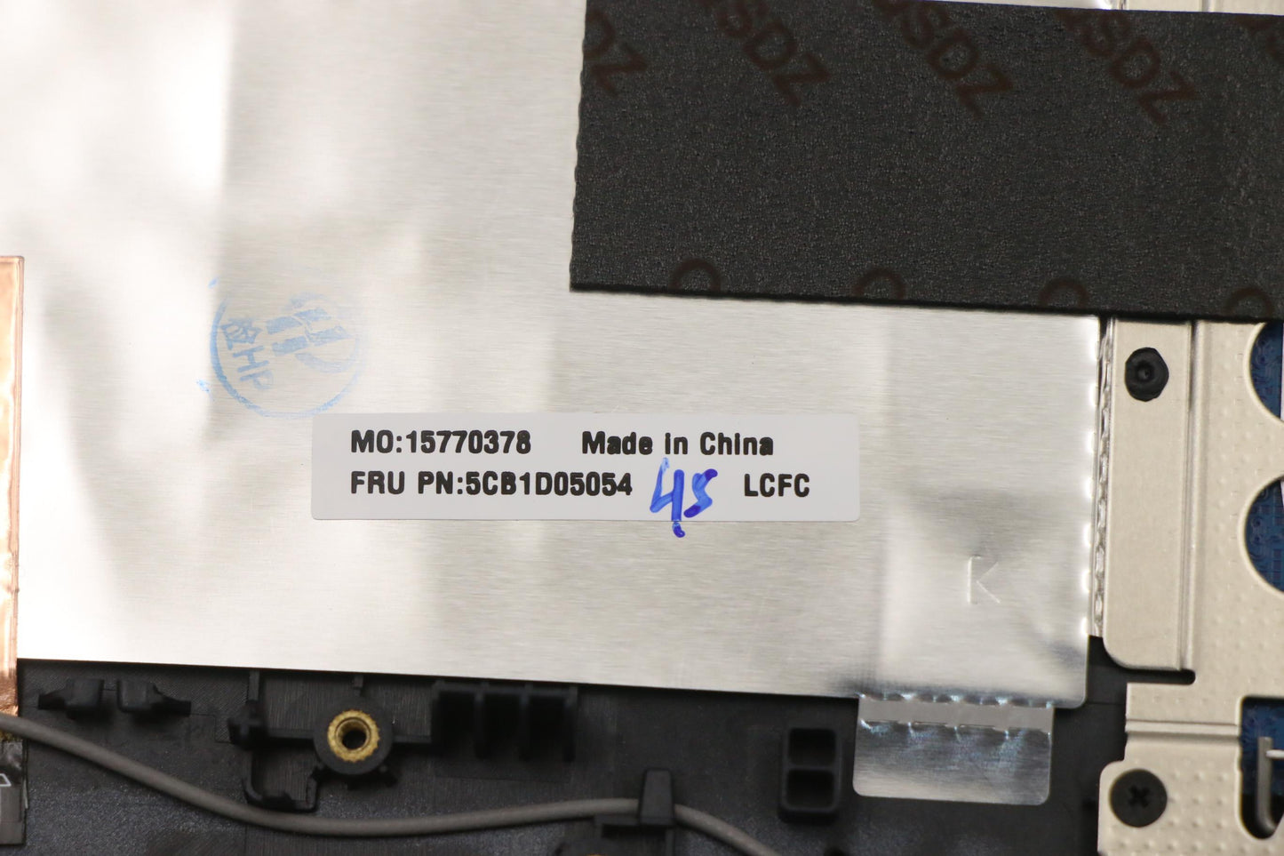Lenovo Cover Upper Case Asm_Bel L82Jh - 5CB1D05054
