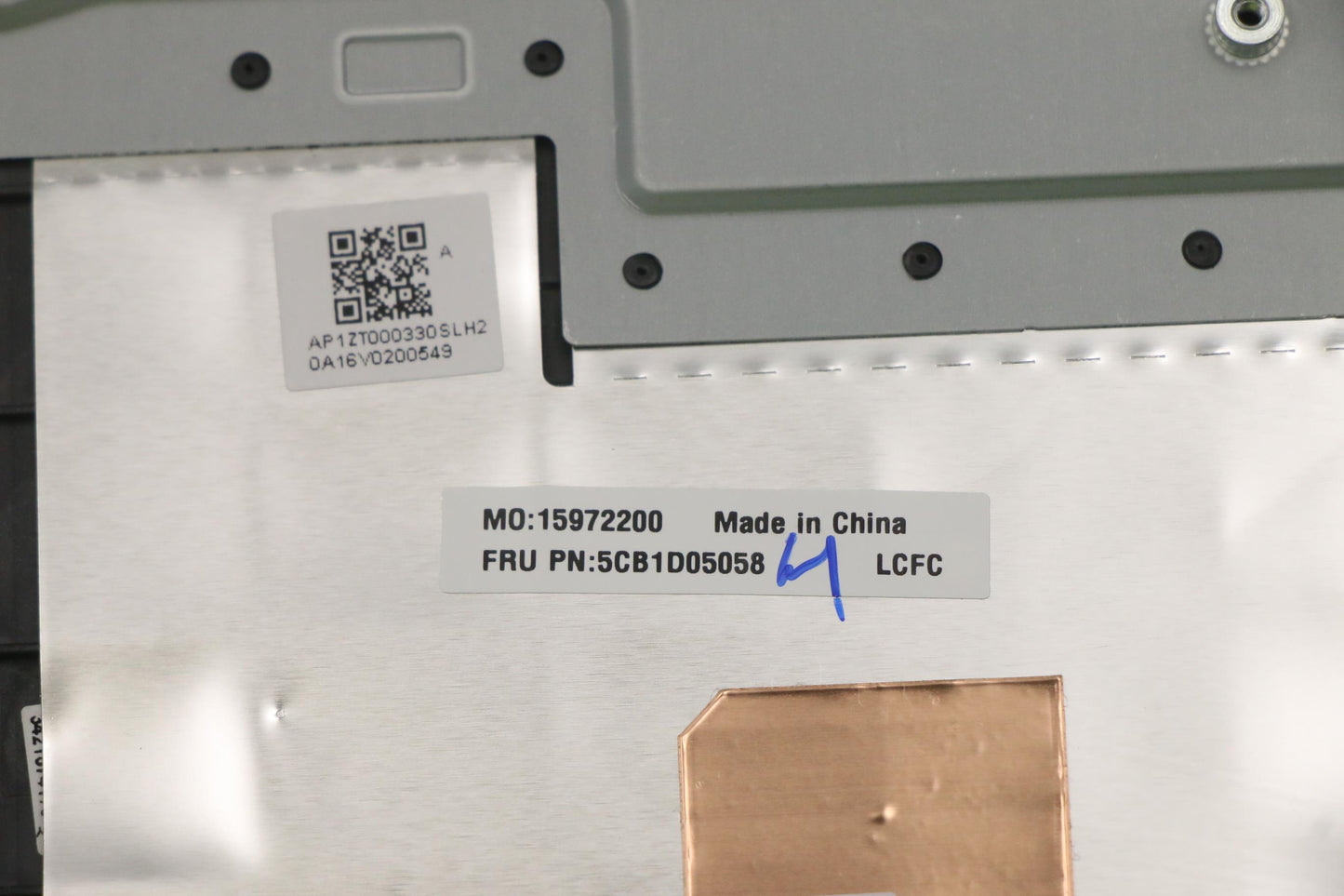 Lenovo Cover Upper Case Asm_Eng L82Jh - 5CB1D05058