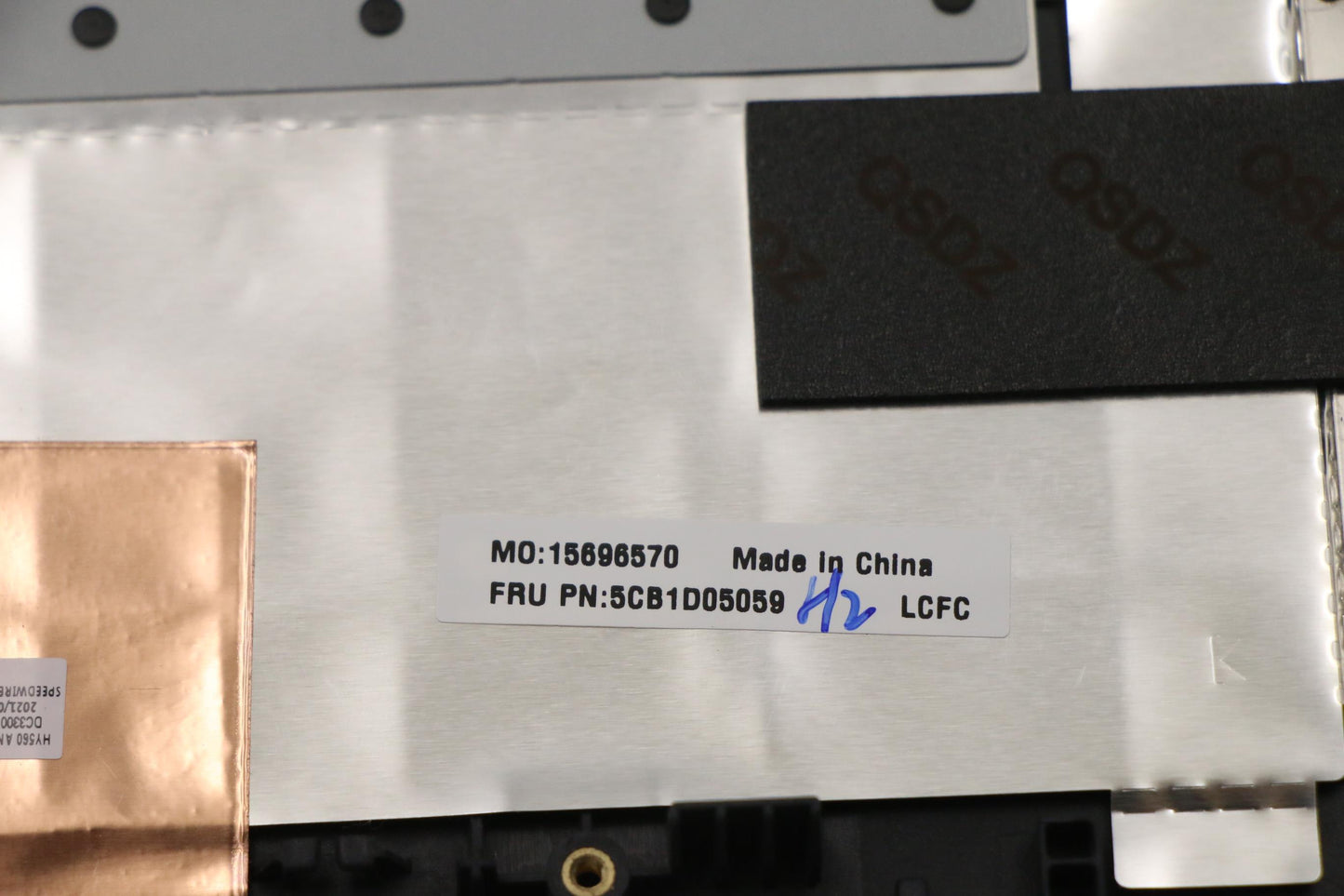 Lenovo Cover Upper Case Asm_Euro Eng - 5CB1D05059