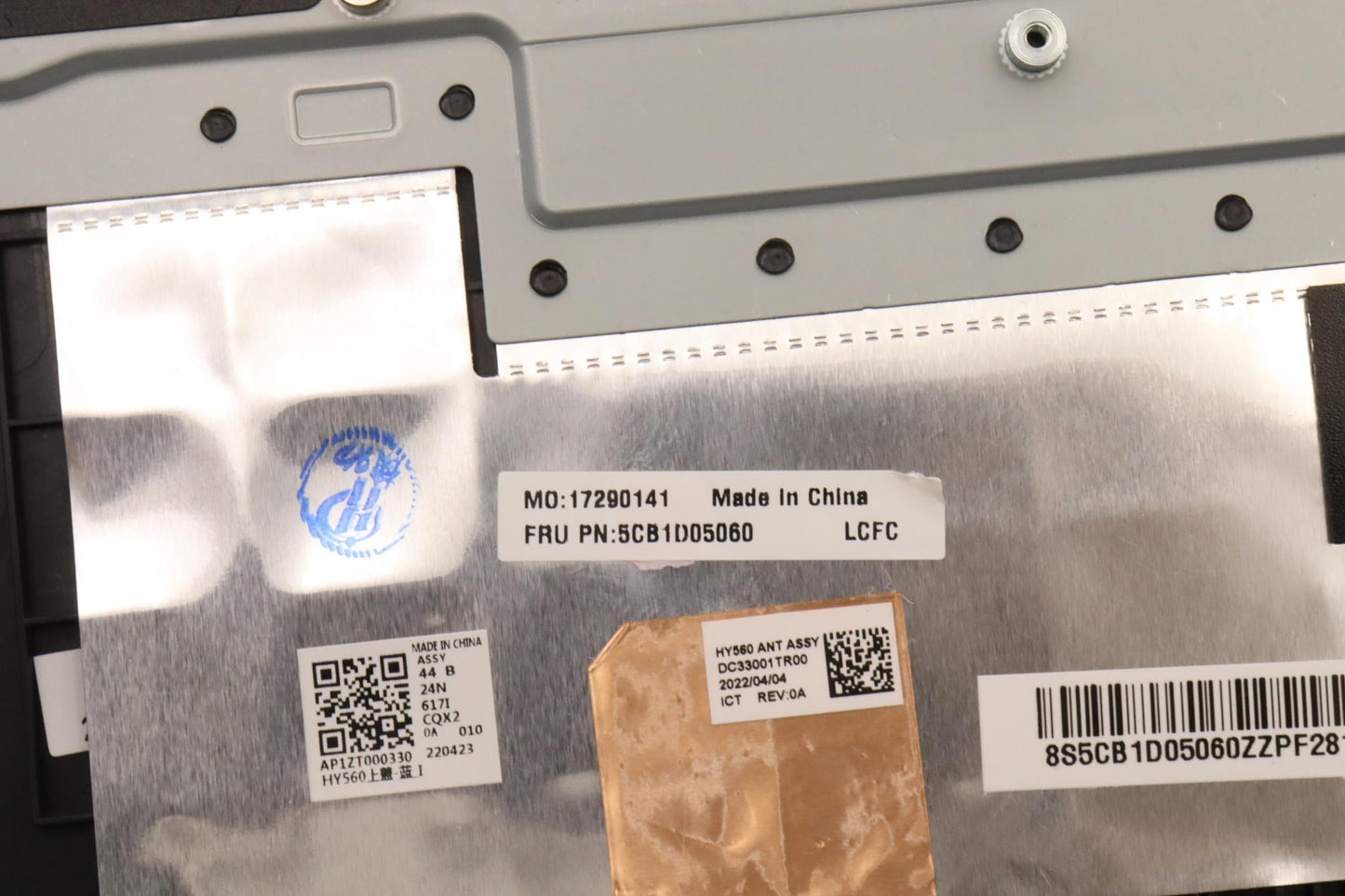 Lenovo Cover Upper Case Asm_Fra/Eng L - 5CB1D05060