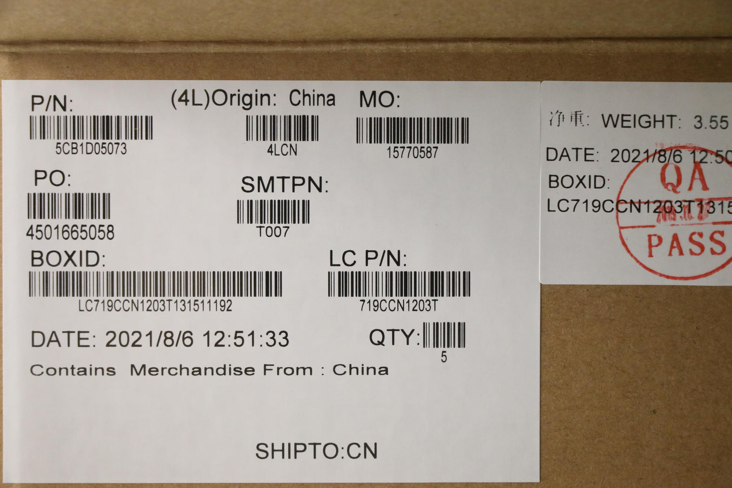Lenovo Cover Upper Case Asm_Kor L82Jh - 5CB1D05073