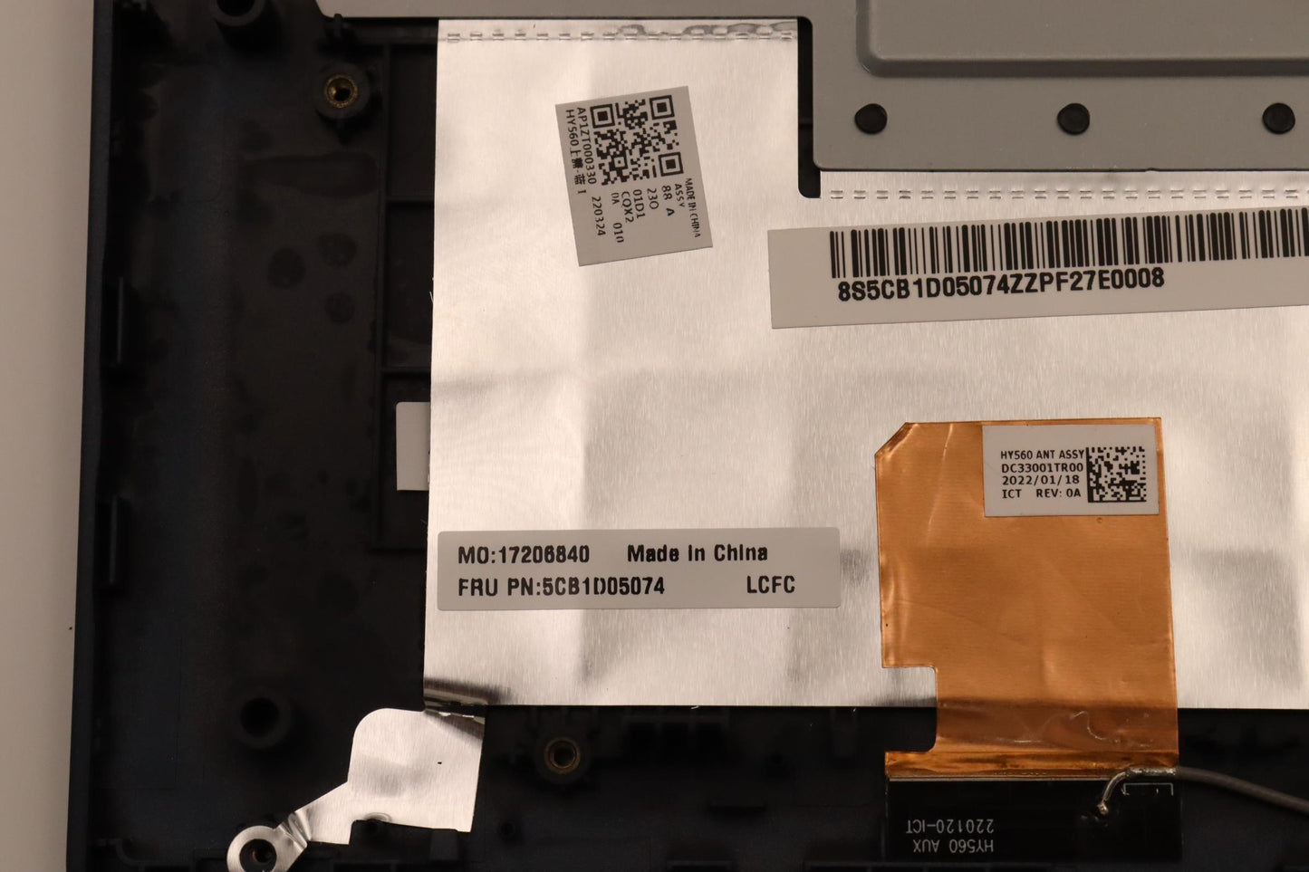 Lenovo Cover Upper Case Asm_La Spa L8 - 5CB1D05074