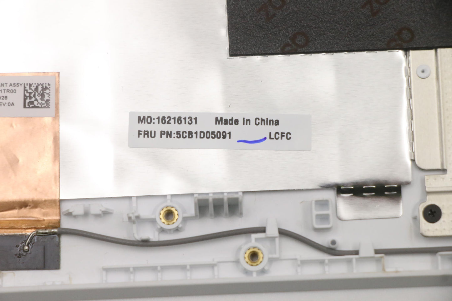 Lenovo Cover Upper Case Asm_Euro Eng - 5CB1D05091