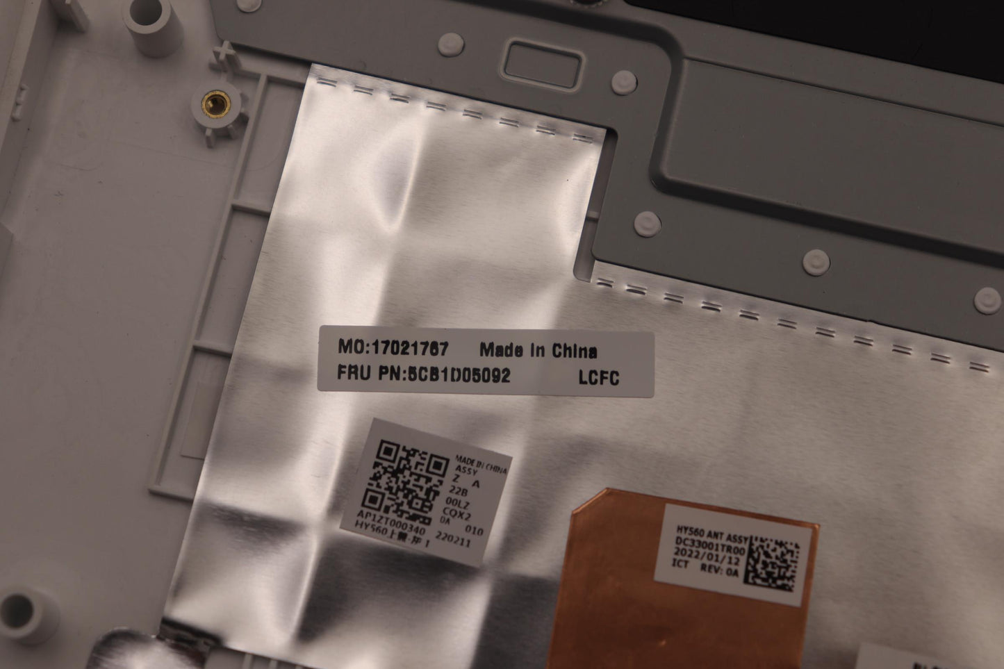 Lenovo Cover Upper Case Asm_Fra/Eng L - 5CB1D05092