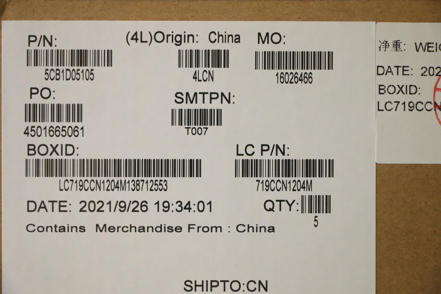 Lenovo Cover Upper Case Asm_Kor L82Jh - 5CB1D05105