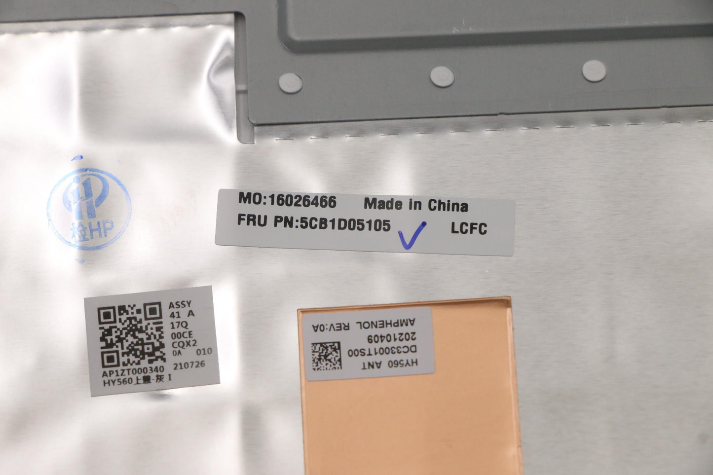 Lenovo Cover Upper Case Asm_Kor L82Jh - 5CB1D05105