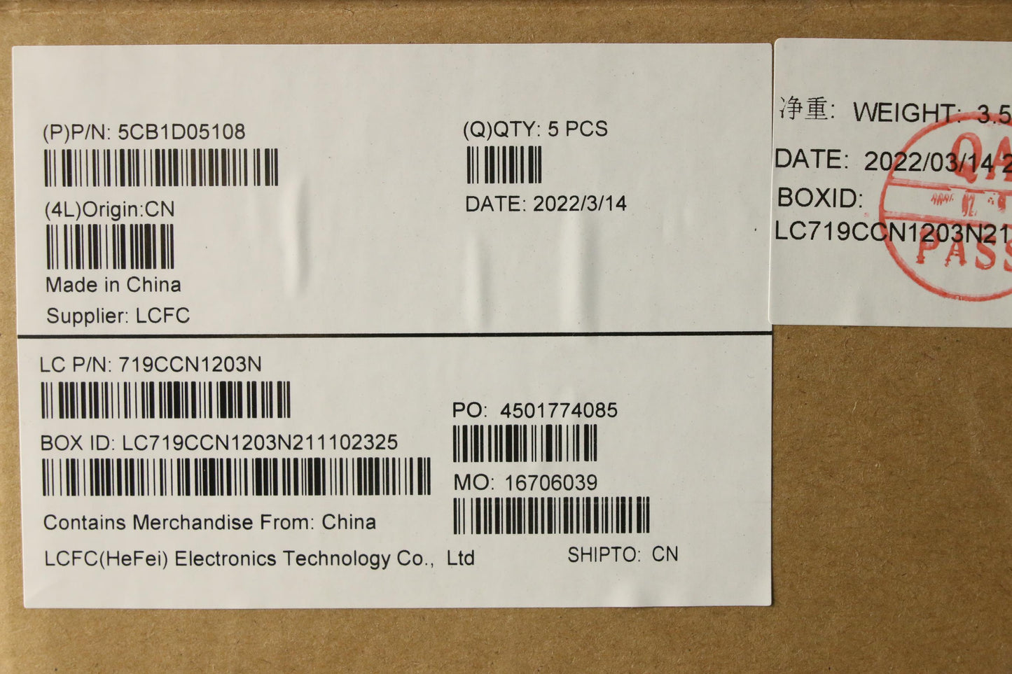 Lenovo Cover Upper Case Asm_Por L82Jh - 5CB1D05108