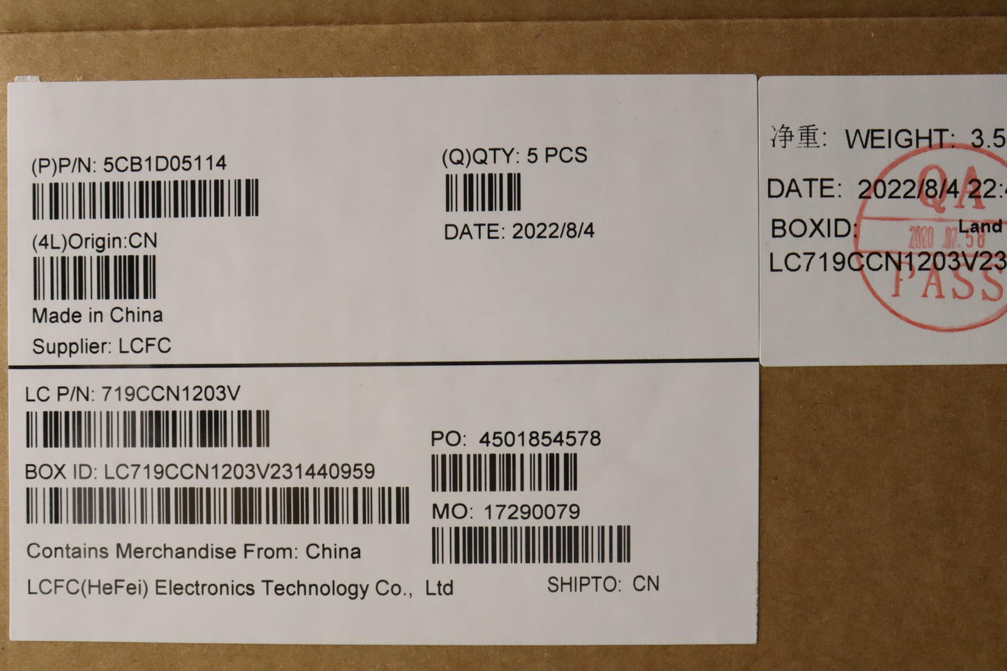 Lenovo Cover Upper Case Asm_Tc L82Jh - 5CB1D05114