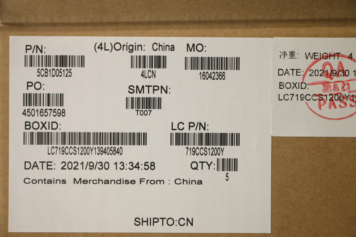 Lenovo Cover Upper Case Asm_Hbw L82K6 - 5CB1D05125