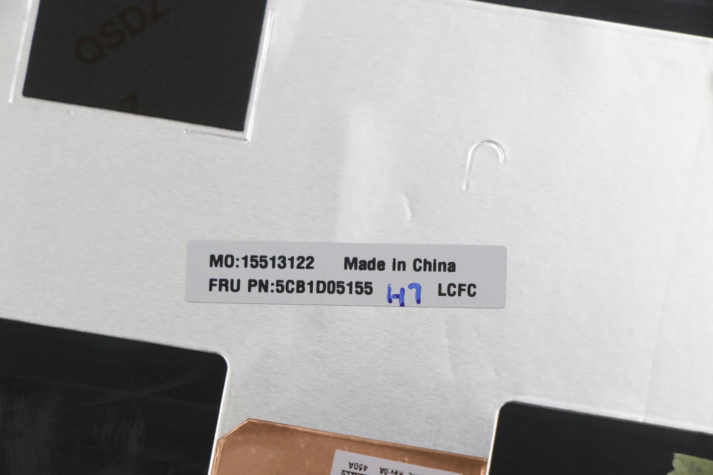 Lenovo Cover Lcd Cover L82N3 Blue - 5CB1D05155