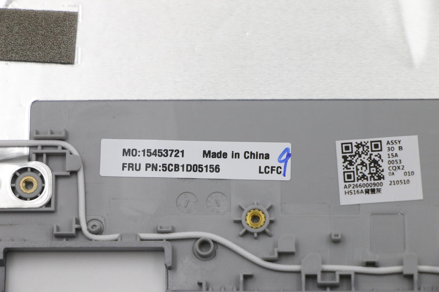 Lenovo Cover Lcd Cover L82N3 Gy - 5CB1D05156