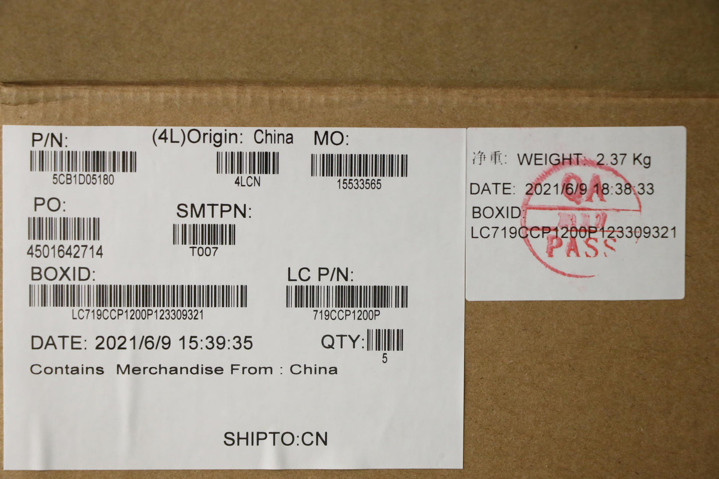 Lenovo Cover Upper Case Asm_Eng L82N3 - 5CB1D05180