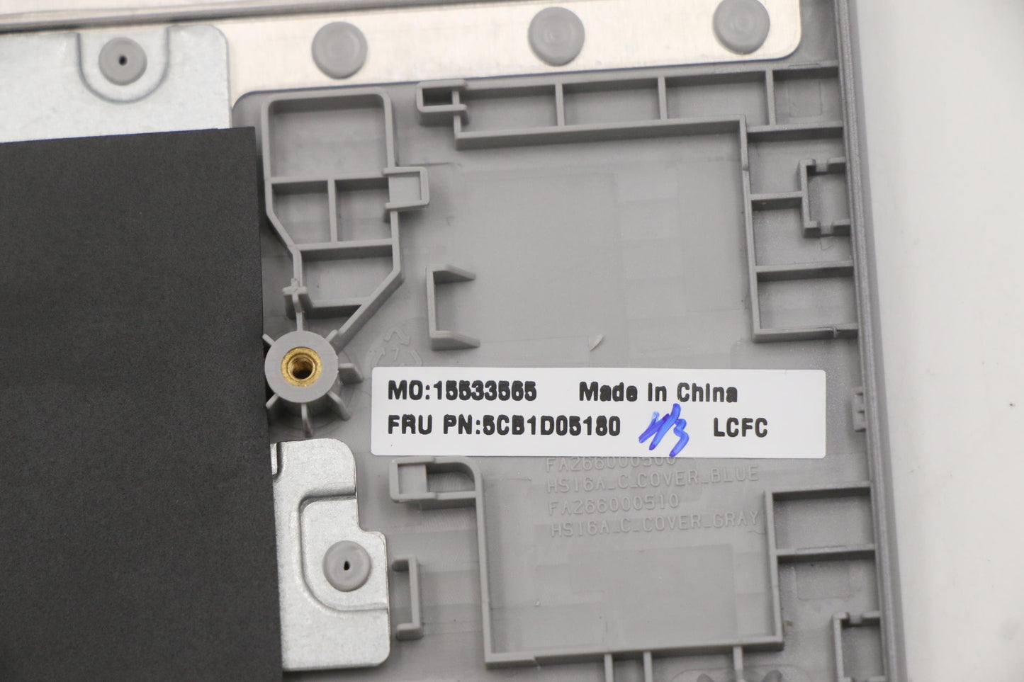 Lenovo Cover Upper Case Asm_Eng L82N3 - 5CB1D05180