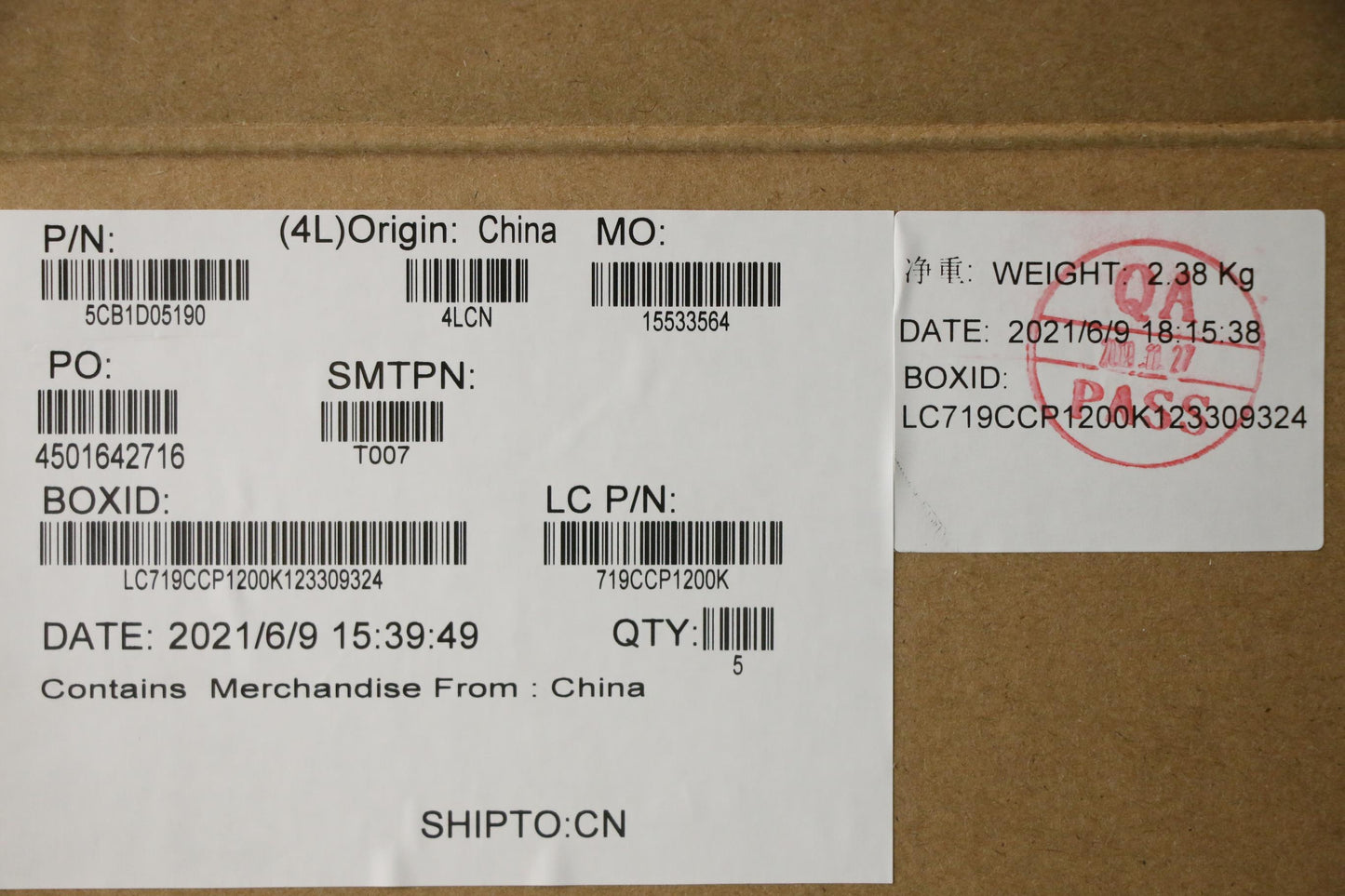 Lenovo Cover Upper Case Asm_Uke L82N3 - 5CB1D05190