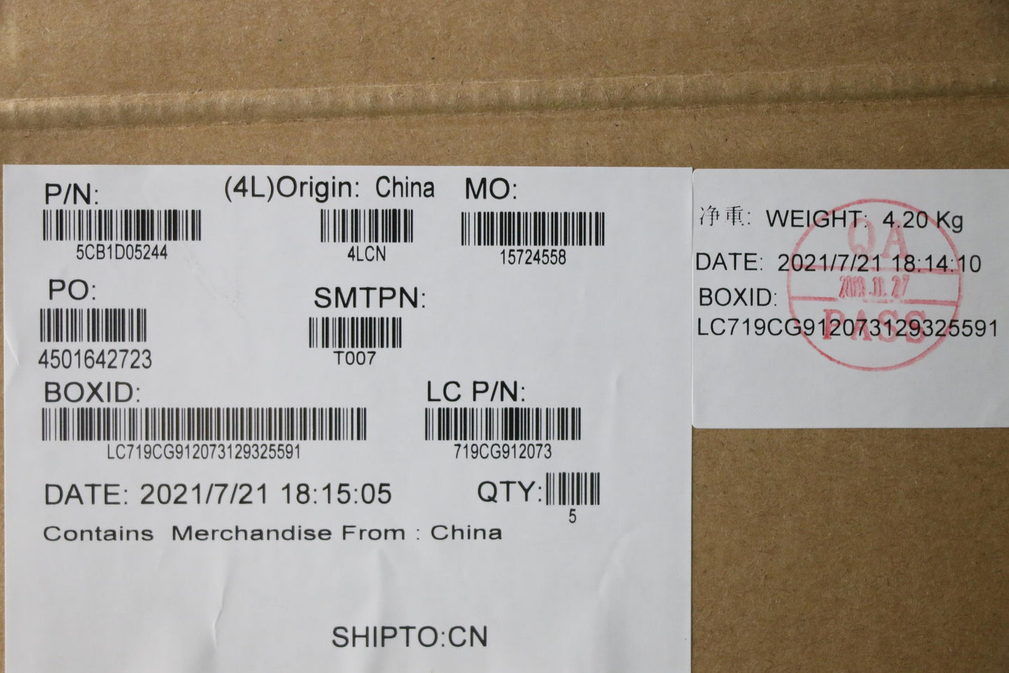 Lenovo Cover Upper Case Asm_Ita L82Jd - 5CB1D05244