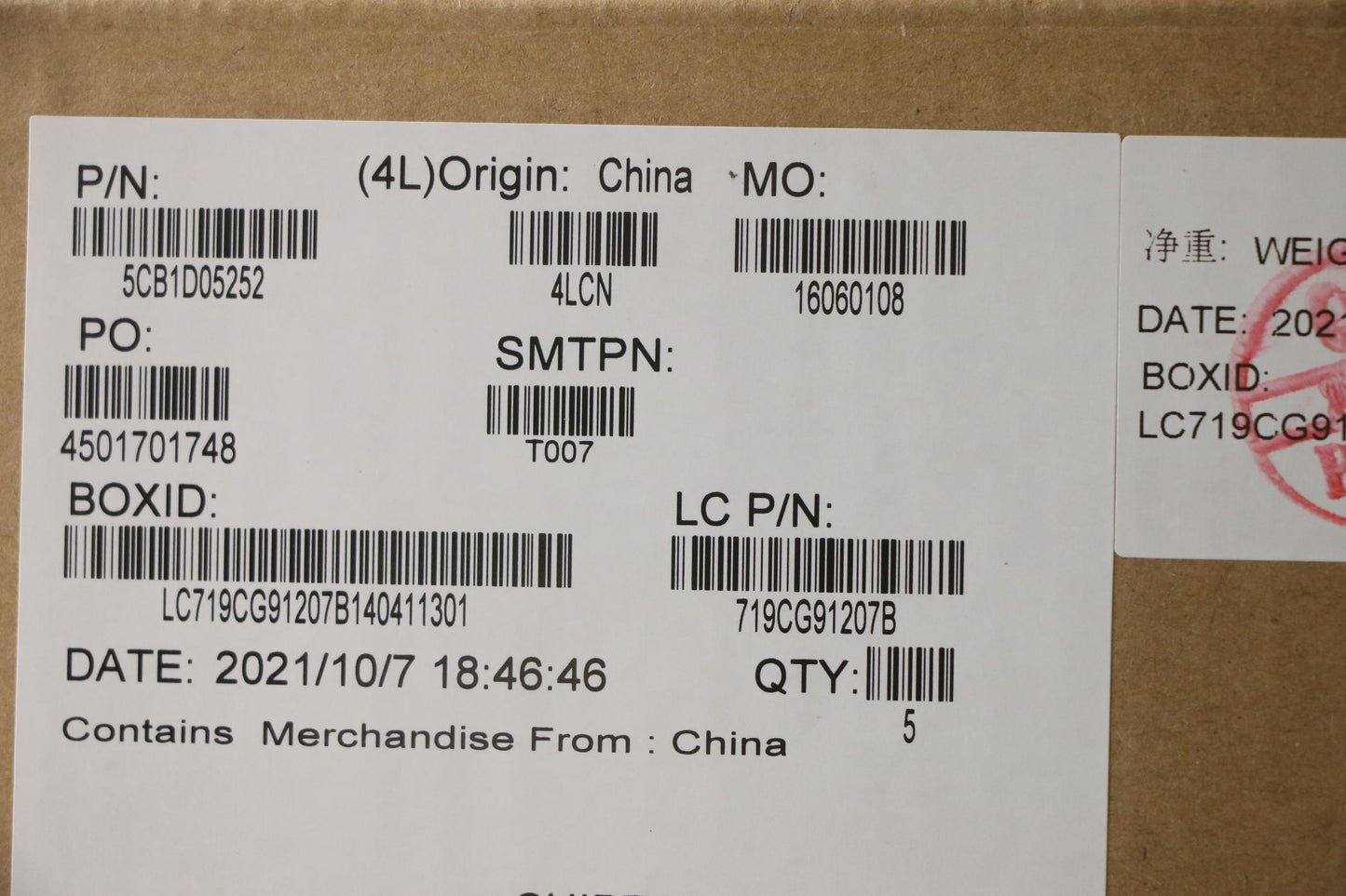Lenovo Cover Upper Case Asm_Spa L82Jd - 5CB1D05252