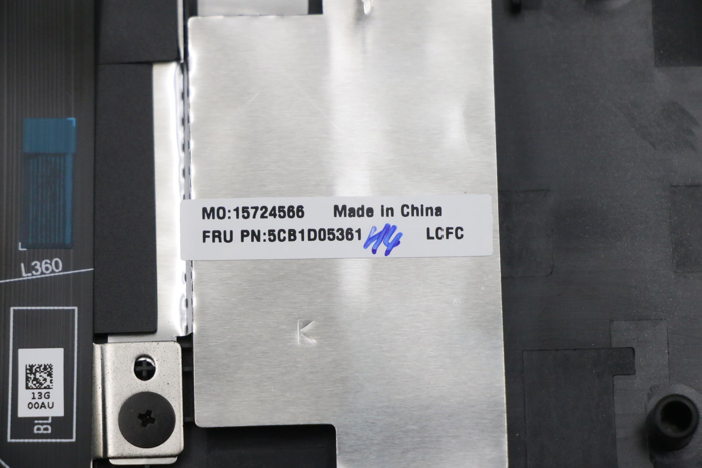 Lenovo C-Cover with Keyboard, USA Layout, Slate Grey, RGB Backlit - 5CB1D05361