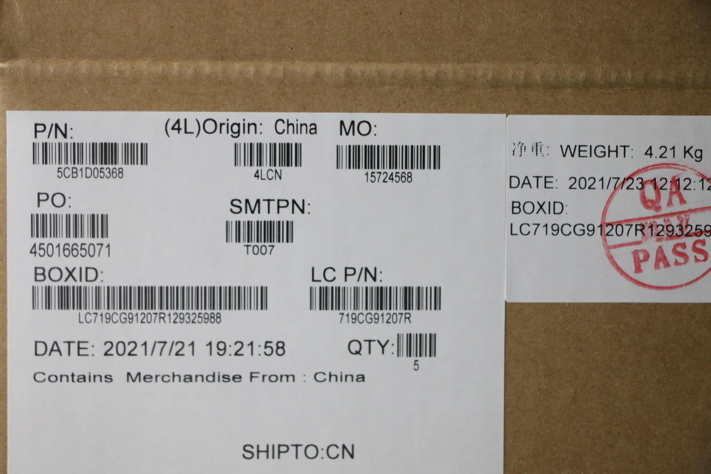 Lenovo Cover Uppercaseasm_Euroengl82J - 5CB1D05368