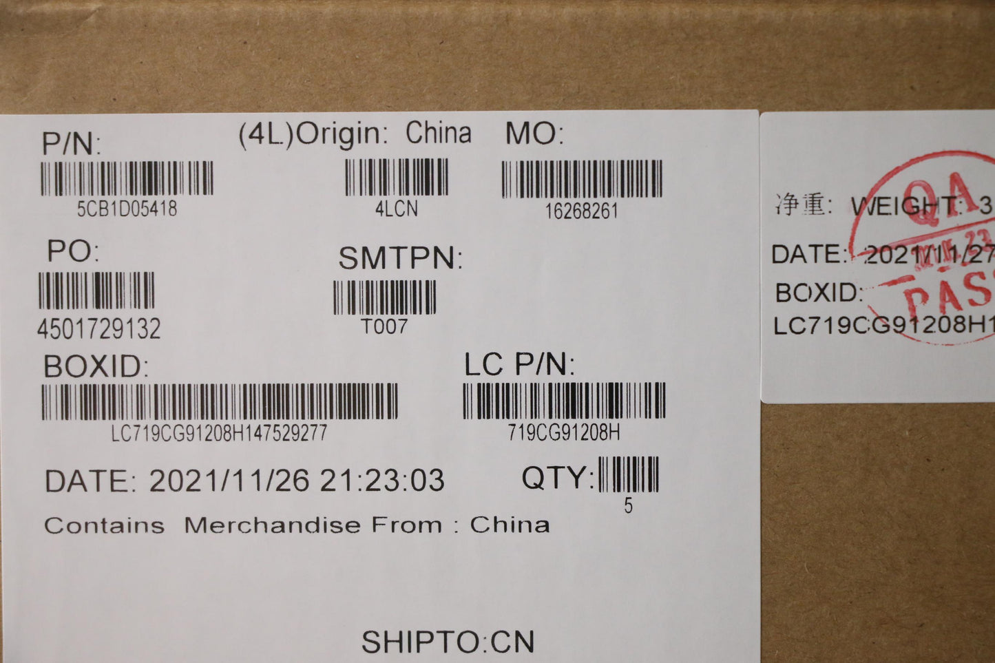 Lenovo Cover Upper Case Asm_Ara L82Jd - 5CB1D05418