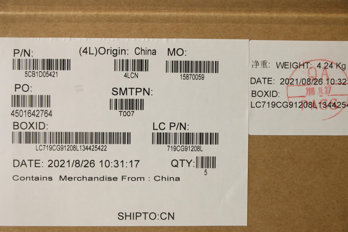 Lenovo Cover Upper Case Asm_Bul L82Jd - 5CB1D05421